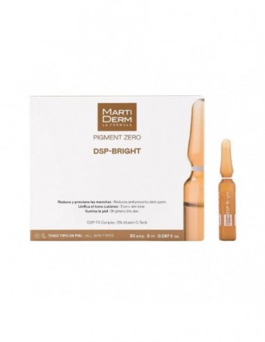 MARTIDERM DSP BRIGHT PIGMENT ZERO 30AMPOLLAS 2ML