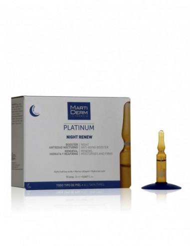 MARTIDERM PLATINUM NIGHT RENEW 10 AMPOLLAS 2ML