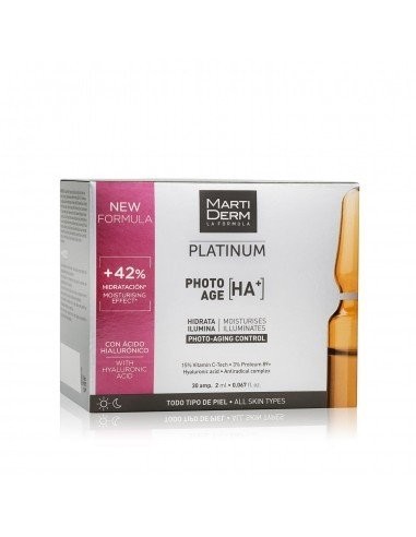 MARTIDERM PLATINUM PHOTO AGE HA+ 30 AMPOLLAS 2ML