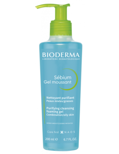 BIODERMA SEBIUM GEL MOUSSANT 200ML