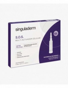 SINGULADERM S.O.S. DETOX-POLLUTION 4 VIALES 10,5ML
