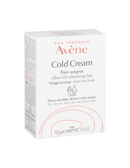 AVENE COLD CREAM PAN LIMPIADOR ULTRANUTRITIVO 100GR