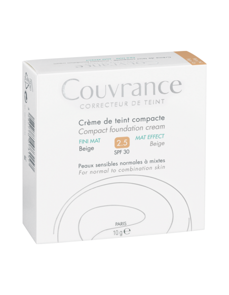 AVENE COUVRANCE CREMA COMPACTA MATE BEIGE 2.5 10GR