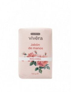 ACOFARMA VIVERA JABON PASTILLA ROSA CORAL 100GR