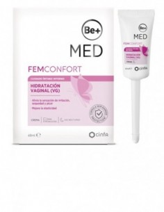 BE+ CREMA HIDRATANTE VAGINAL INTERNA 8 UDS. X 6 ML