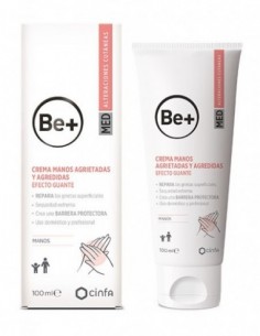 BE+ CREMA MANOS AGRIETADAS Y AGREDIDAS 100ML