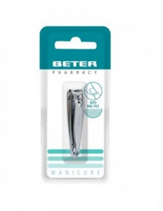 BETER CORTAÚÑAS MANICURA CON CROMADO CON LIMA