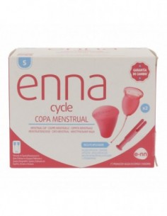 ENNA CYCLE COPA MENSTRUAL T-S 2U + APLICADOR