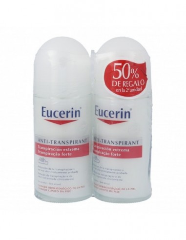 EUCERIN PH5 DESODORANTE 48H DUPLO 2X50ML