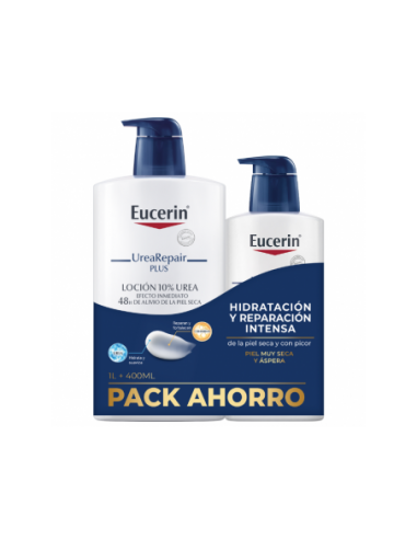 EUCERIN PH5 LOCIÓN PACK UREAREPAIR 10% 1L+400ML