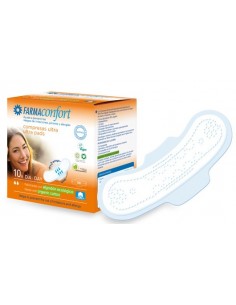 FARMACONFORT COMPRESA ALGODÓN DÍA ALAS 10 UNIDADES