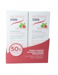 ISDIN WOMAN CREMA ANTIESTRÍAS DUPLO 2X250ML