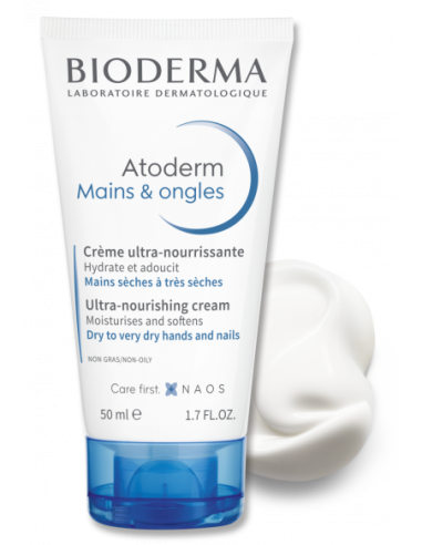 BIODERMA ATODERM CREMA MANOS HIDRATANTE 50ML
