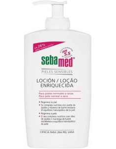 SEBA MED LOCIÓN ENRIQUECIDA 400ML