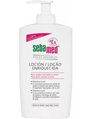 SEBA MED LOCIÓN ENRIQUECIDA 400ML