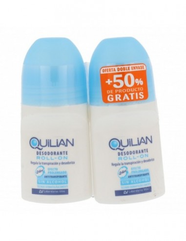 QUILIAN ANTISUDORANTE DESODORANTE ROLL-ON DUPLO...