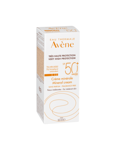 AVENE SOLAR SPF50+ CREMA MINERAL 50ML