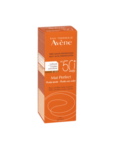 AVENE SOLAR SPF50+ MAT PERFECT FLUIDO COLOR 50ML