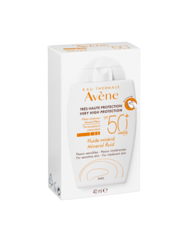 AVENE SOLAR FLUIDO MINERAL SPF50+ 40ML