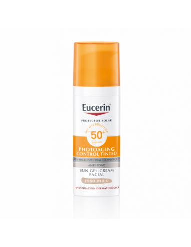 EUCERIN SOLAR SPF50+ CREMA COLOR PHOTOAGING 50ML