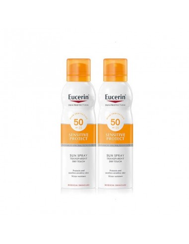EUCERIN SOLAR SPF50+ SPRAY TRANSPARENTE TACTO...