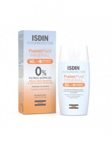 ISDIN FOTOPROTECTOR SPF50+ MINERAL FUSION FLUID...