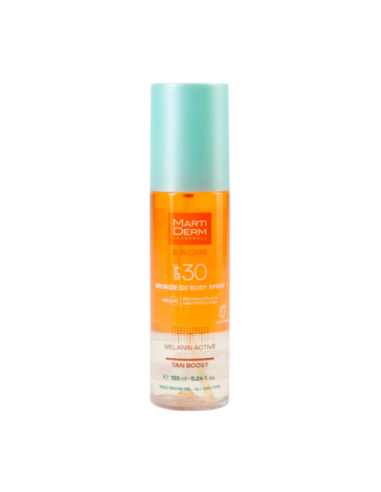 MARTIDERM SOLAR SPF30+ BRONZED BODY SPRAY 155ML