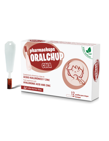 PHARMACHUPS ORALCHUP COLA 12 PASTILLAS