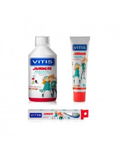 VITIS PACK JUNIOR CEPILLO+GEL+COLUT 500M
