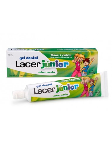 LACER JUNIOR GEL DENTAL MENTA 75ML