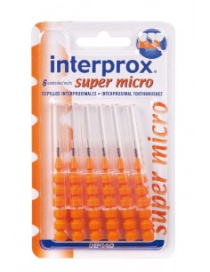 CEPILLO INTERPROX SUPER MICRO 6UN 0.7MM