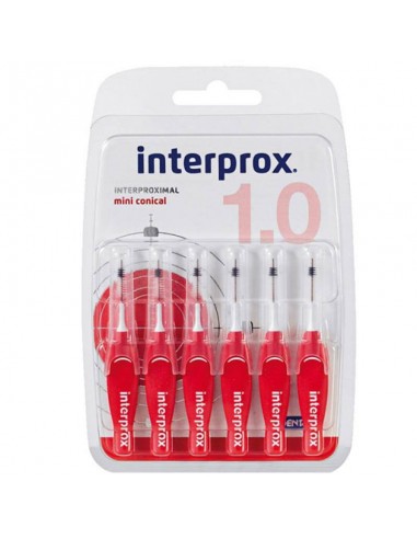 CEPILLO INTERPROX MINICONICO 6U 1.0MM
