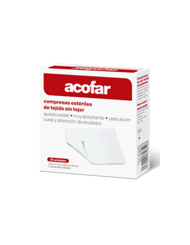 GASA ESTERIL ACOFAR TEJIDO SIN TEJER 25U