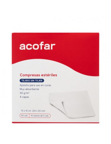 GASA ESTERIL ACOFAR TEJIDO SIN TEJER 50U
