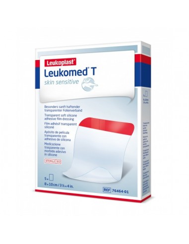 APOSITO LEUKOMED T SKIN SENS 8X10CM 5U