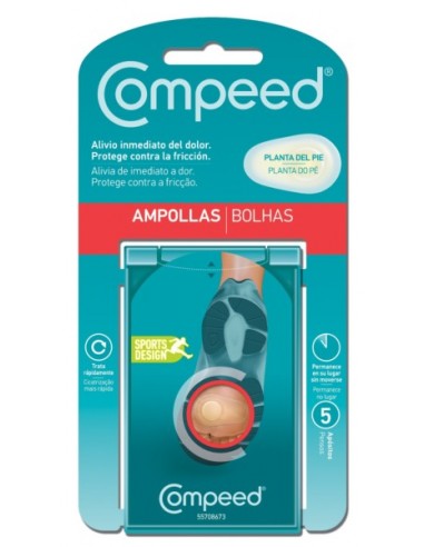 COMPEED AMPOLLAS PLANTA PIE 5U