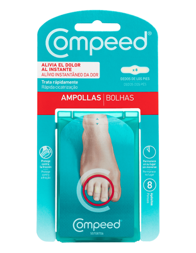COMPEED DEDOS PIES 8 U