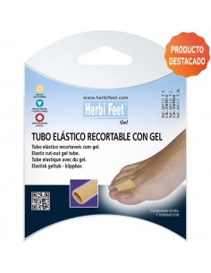 TUBO ELASTICO RECORTABLE HERBI FEET CON GEL T