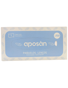 APOSAN PAÑUELOS DOBLE CAPA EXTRA SUAVE 150 U