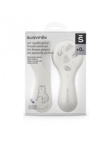 SUAVINEX SET CEPILLO Y PEINE BLANCO +0M