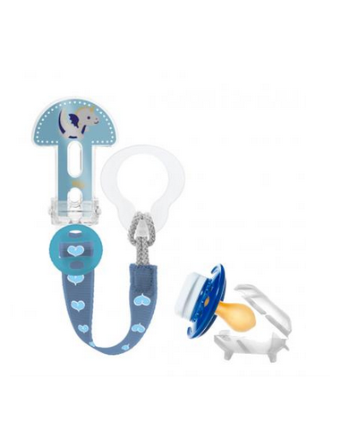 MAM CLIP IT & COVER AZUL S182