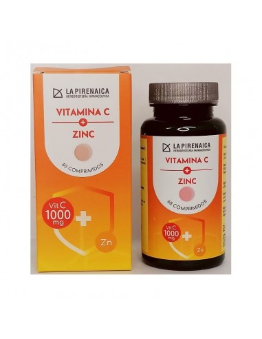 PIRENAICA VITAMINA C 1000+ZINC 60COMP