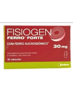 FISIOGEN FERRO FORTE 30 CAPSULAS