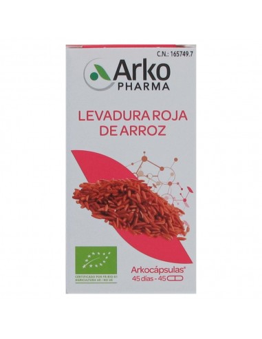 ARKOCAPS LEVADURA ROJA DE ARROZ 45 CAP