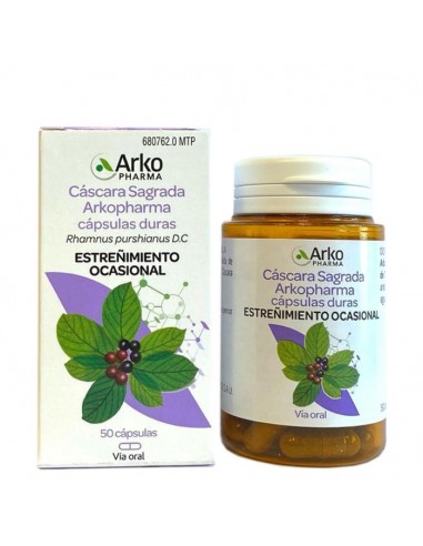 ARKOCAPSULAS CASCARA SAGRADA 250MG 50CAP