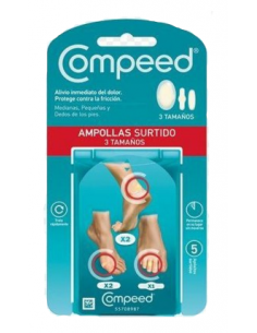 COMPEED AMPOLLAS PACK MIXTO 3T 5U