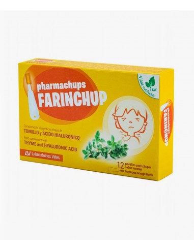 PHARMACHUPS FARINCHUP NARANJA 12 PASTILL