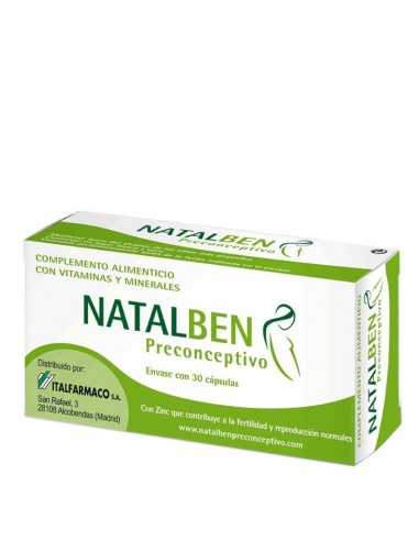 NATALBEN PRECONCEPTIVO 30 CAPSULAS