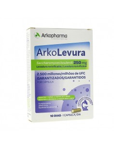 ARKOLEVADURA SACCHAROMYCES 250 MG 10 CAP