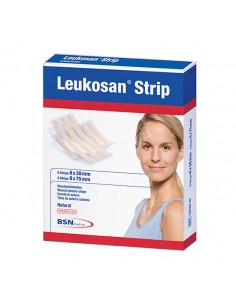 LEUKOSAN STRIP NAT 6X38MM 6X75MM 2 UN